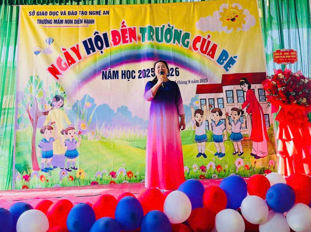 khai giảng ,